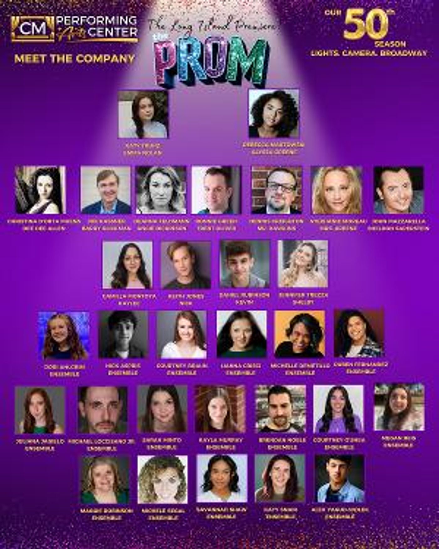 Cast Set for Long Island Premiere Of THE PROM at The CM Performing Arts Center  Image
