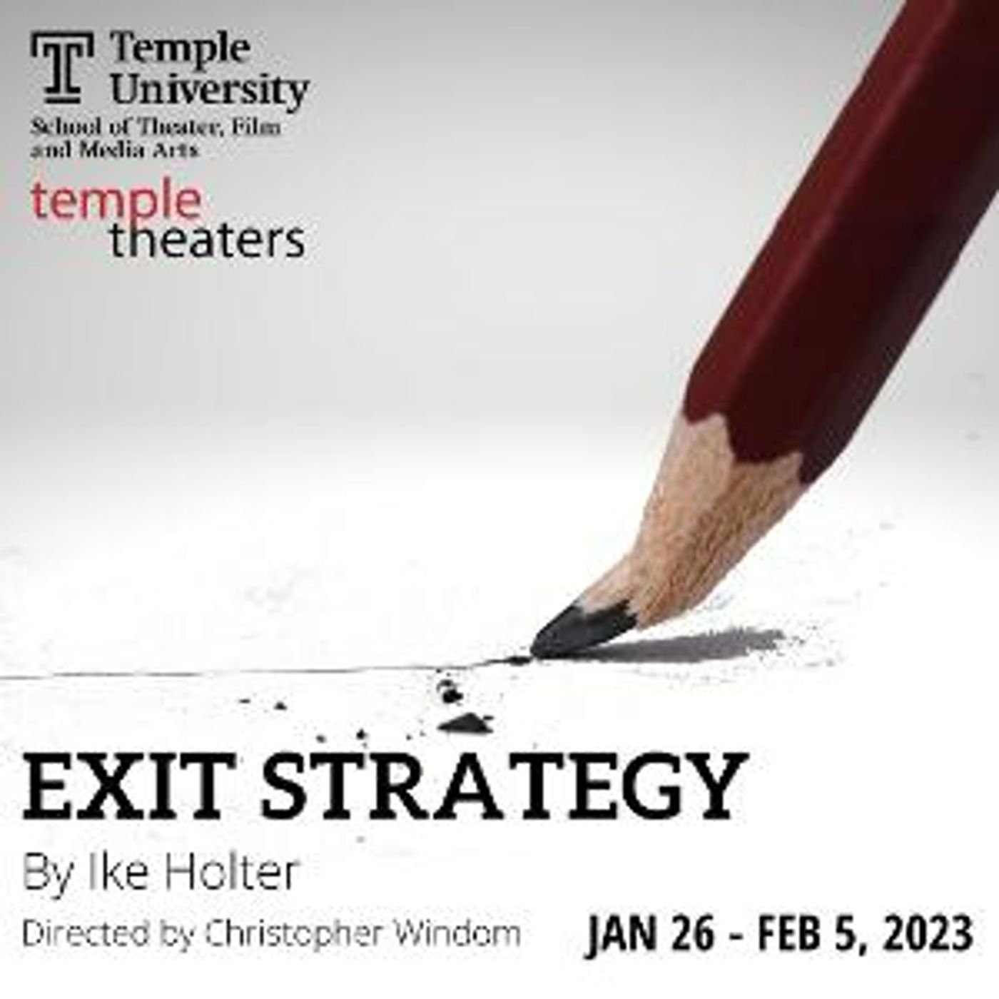 Temple Theater to Present Ike Holter's EXIT STRATEGY This Winter  Image