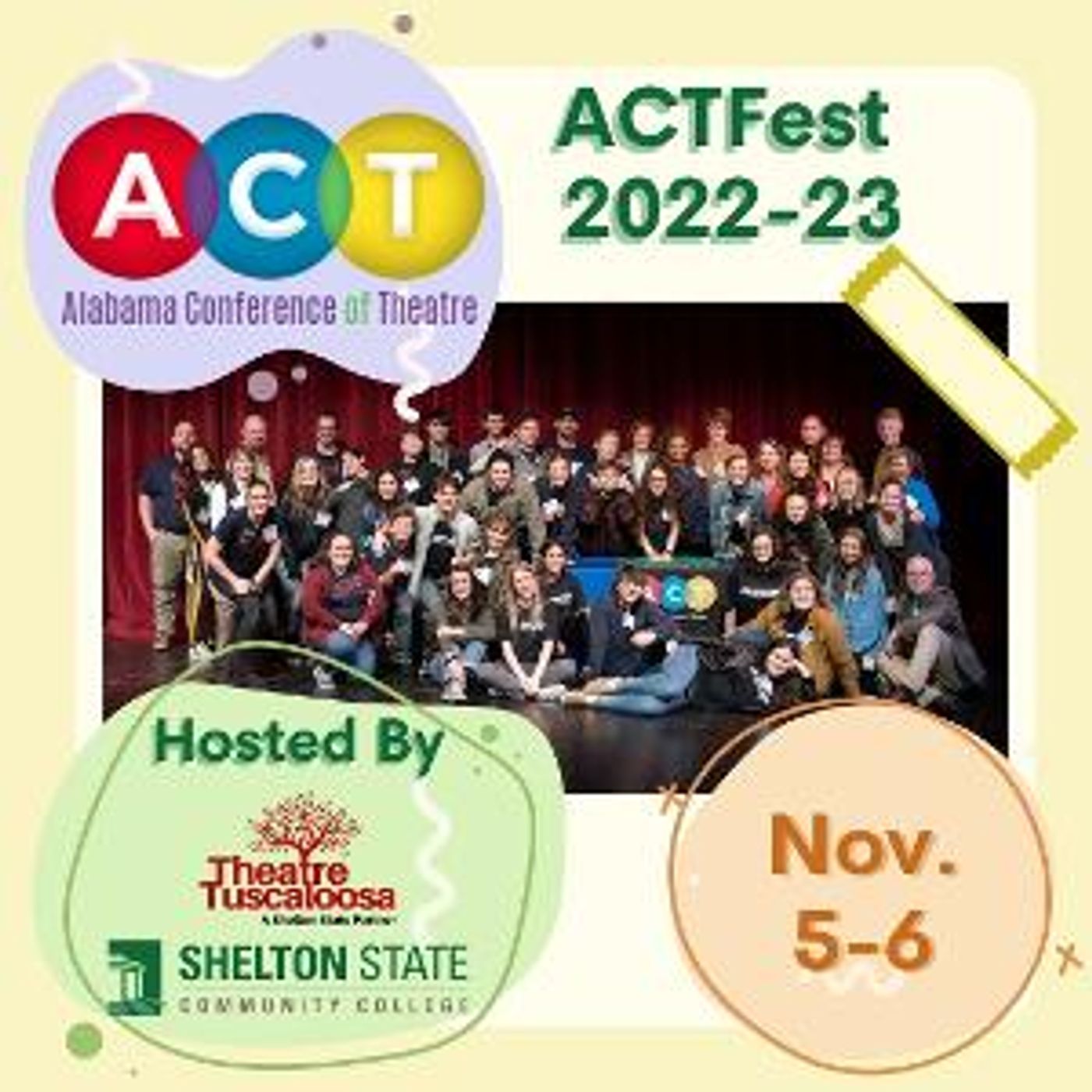 Theatre Tuscaloosa To Host & Enter Statewide Community Theatre Festival in November  Image