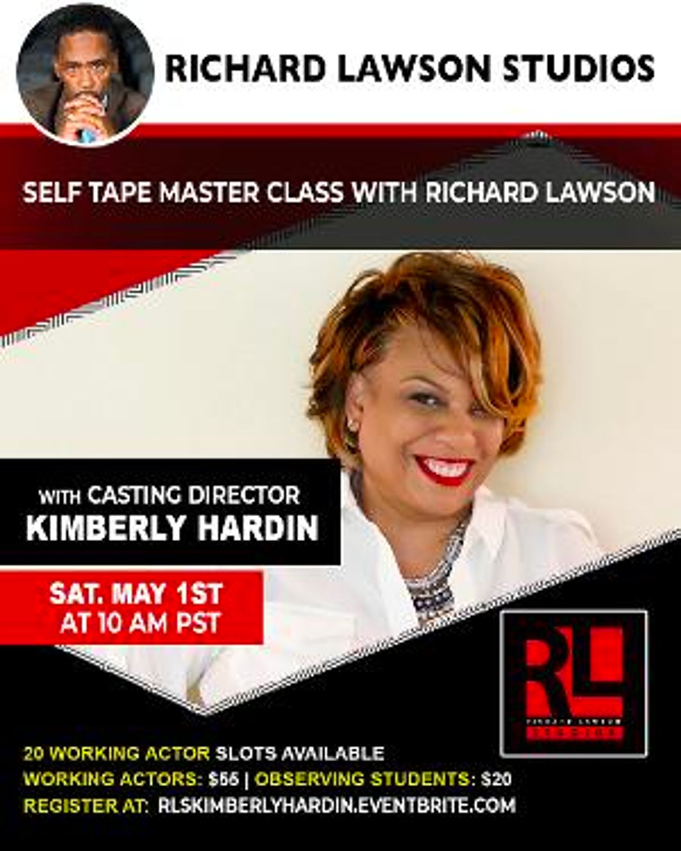 The Richard Lawson Studios Master Class Series Continues  In May With Casting Director Kimberly Hardin  Image