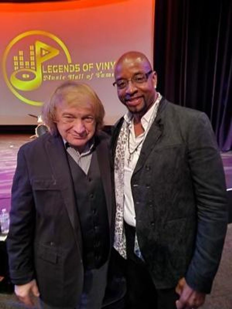 Las Vegas Performer And Recording Artist D TRAIN Receives Award at the Legends Of Vinyl Music Hall Of Fame in NYC Image