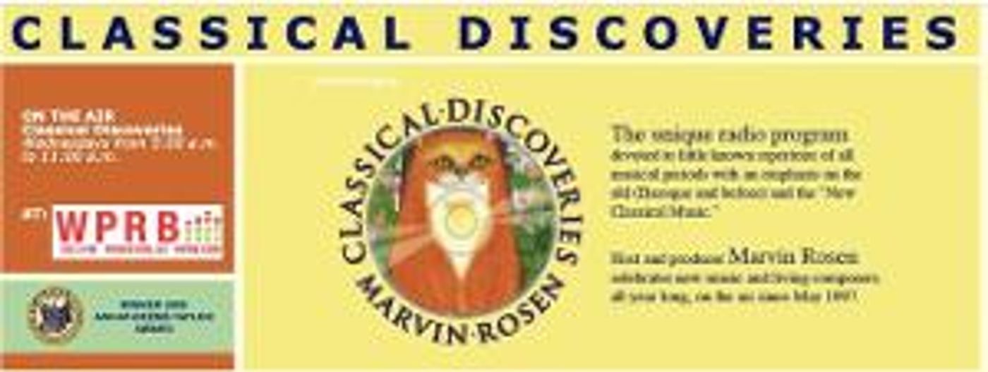 WPRB Classical Discoveries Presents Its 18th Annual Month Long Tribute To Women Composers  Image