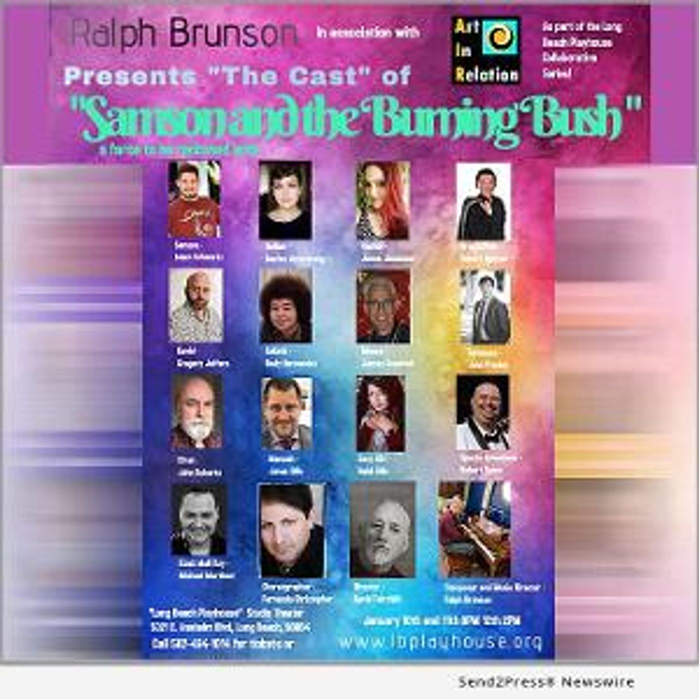 Ralph Brunson Debuts Witty Original Musical Comedy: SAMSON AND THE BURNING BUSH - A FARCE TO BE RECKONED WITH  Image
