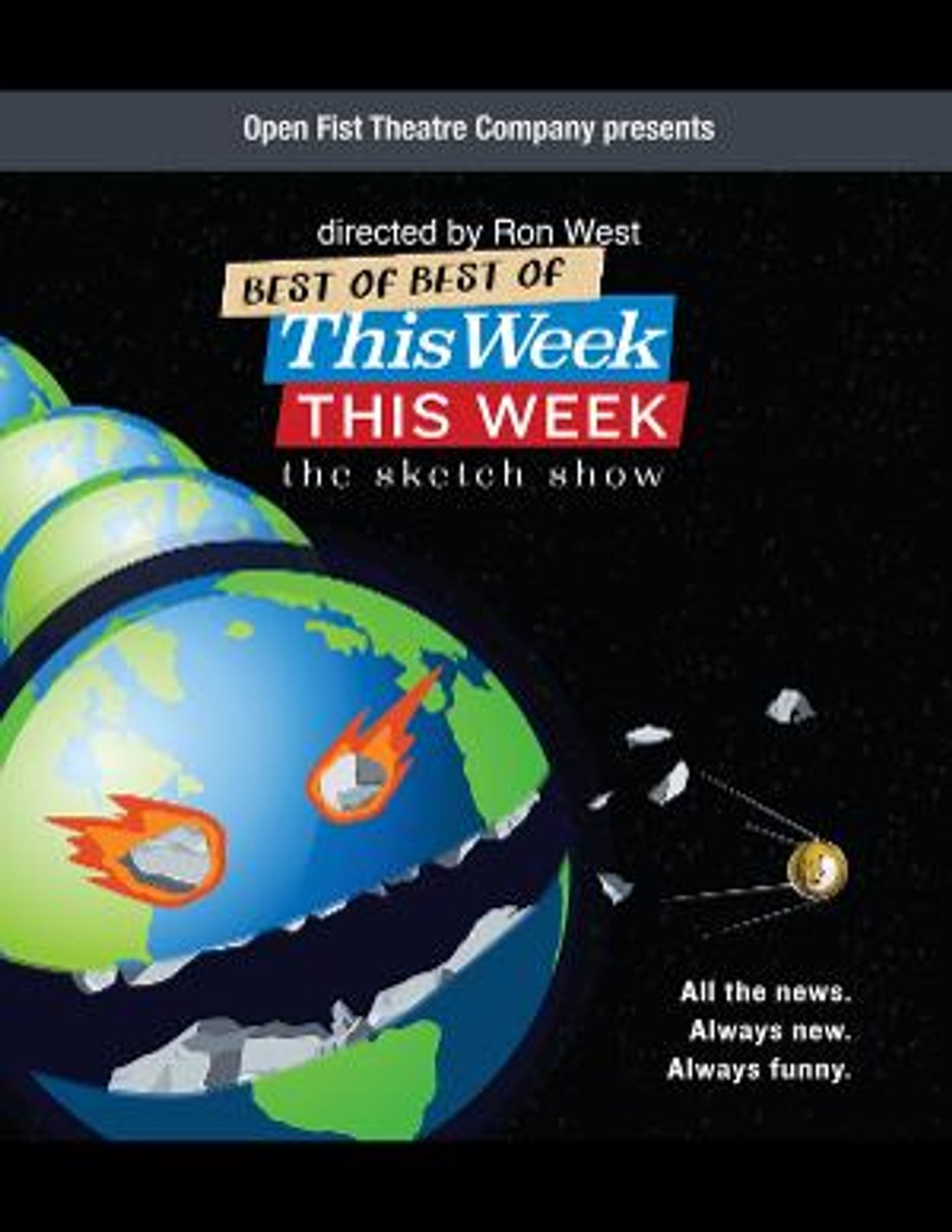 Live Comic Newscast THIS WEEK THIS WEEK Continues Thursdays Through March 30  Image