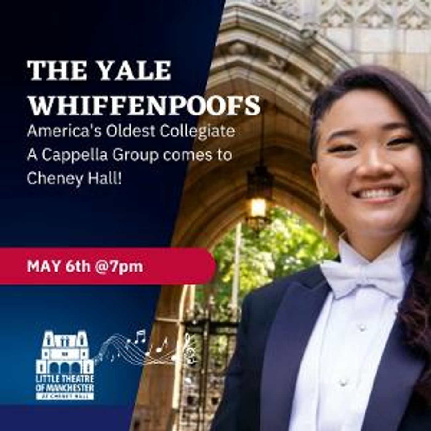 The Yale Whiffenpoofs to Perform at Cheney Hall in May  Image
