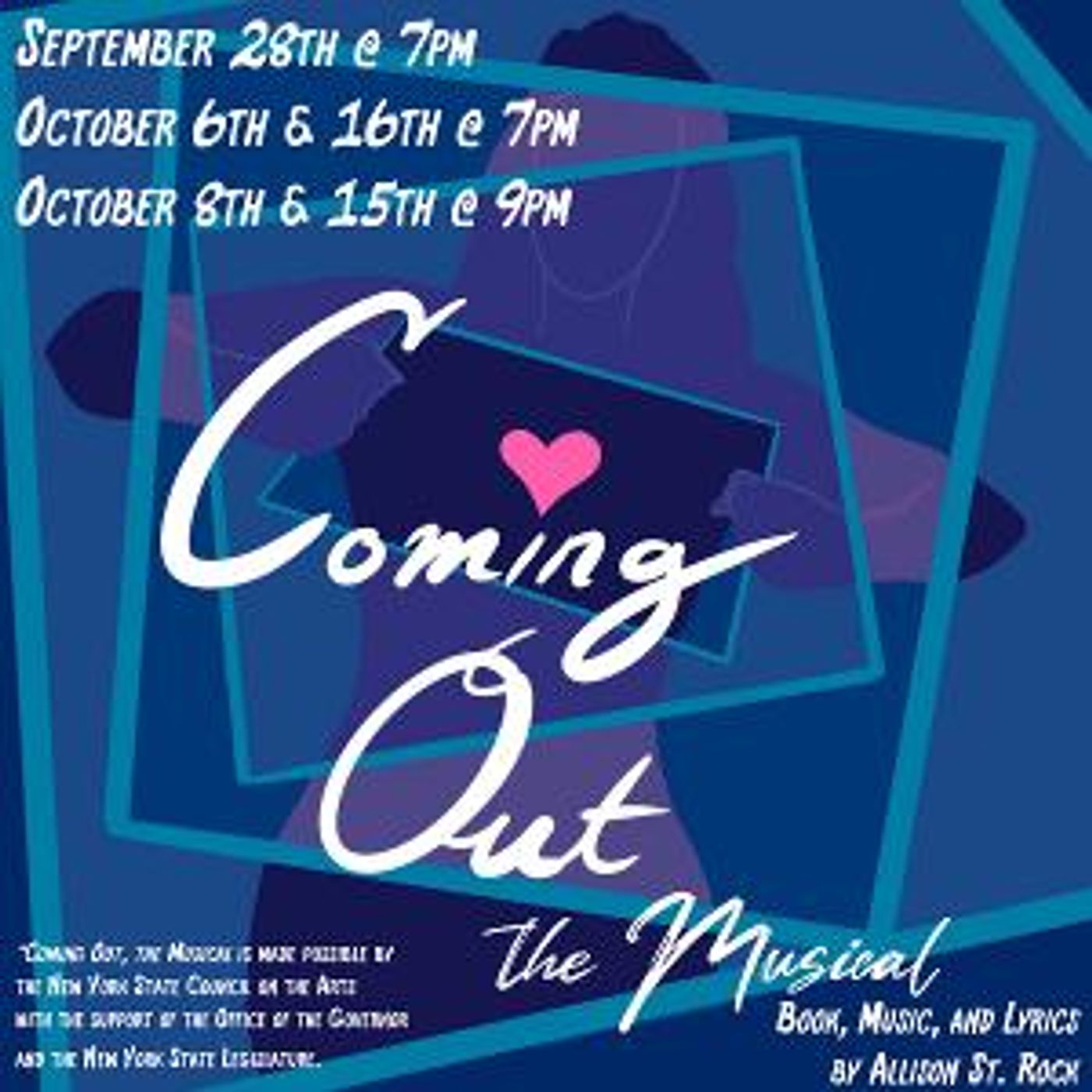 COMING OUT, THE MUSICAL to be Presented at Emerging Artist Theatre's Fall New Works Series  Image