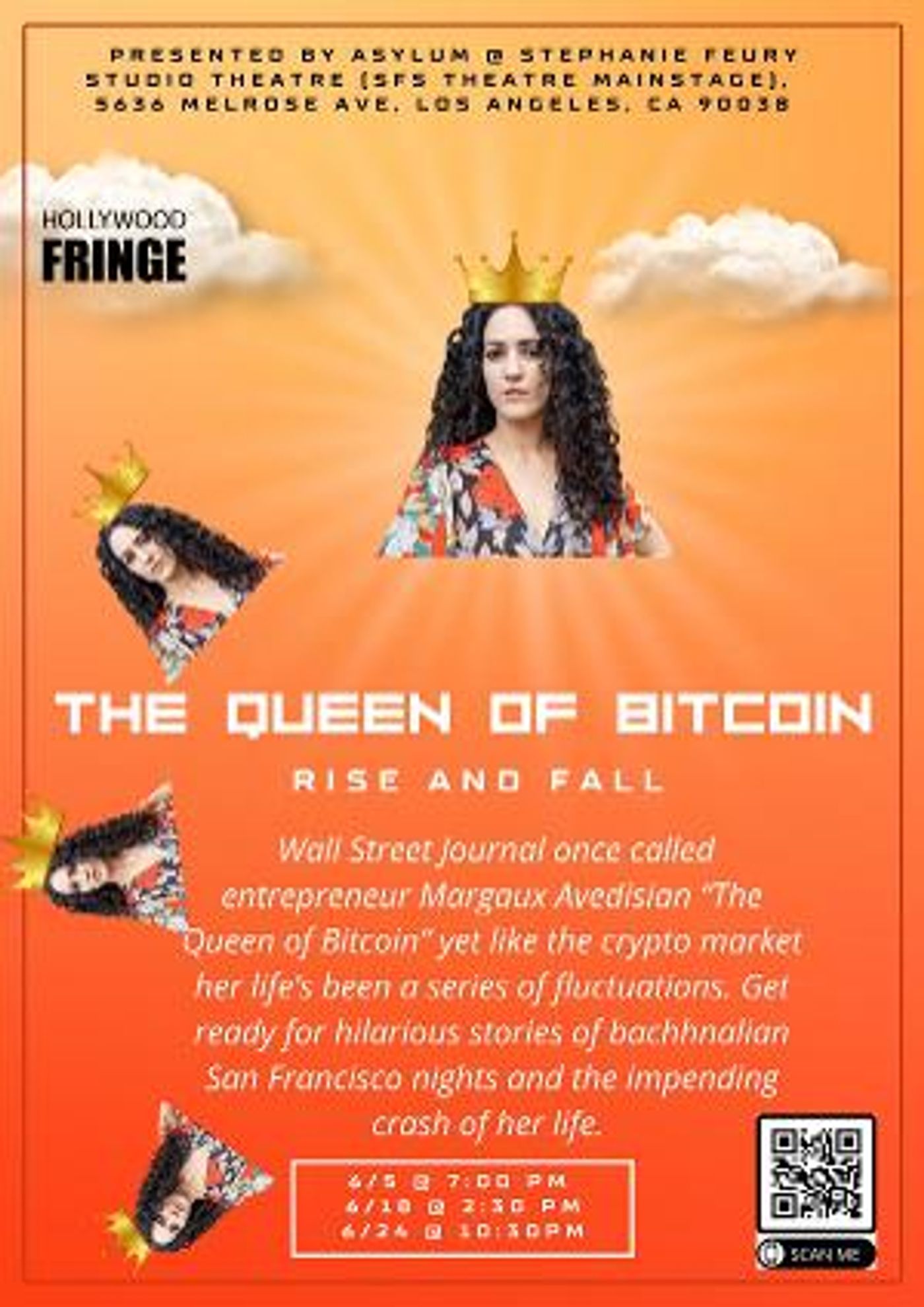 THE QUEEN OF BITCOIN: THE RISE AND FALL Starts Performances On June 5 As Part of Hollywood Fringe Fesitval  Image
