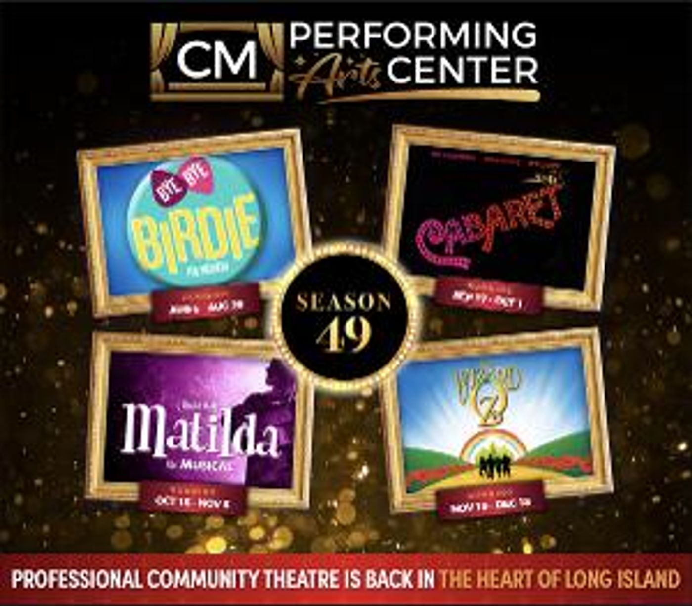The CM Performing Arts Center Announces 49th Season  Image