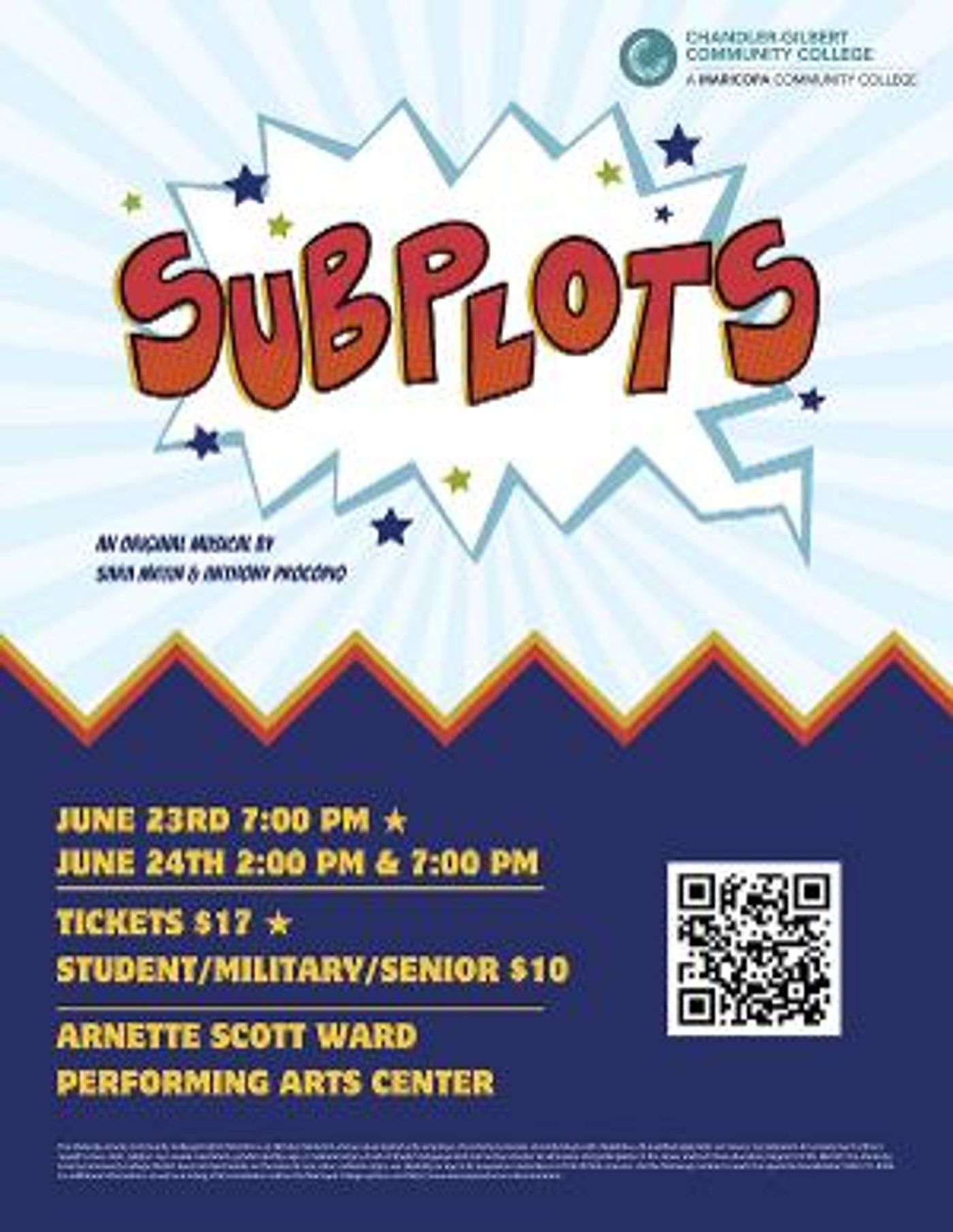 SUBPLOTS Makes its World Premiere at Chandler-Gilbert Community College  Image
