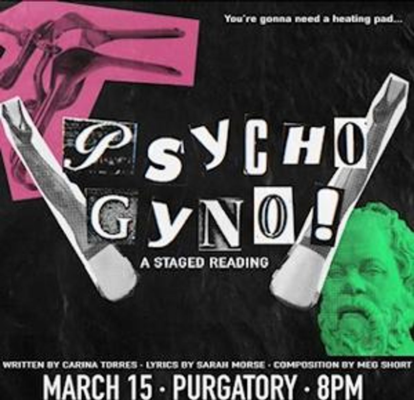 New Comedy Horror Musical PSYCHO GYNO To Have Staged Reading At Purgatory, March 15  Image