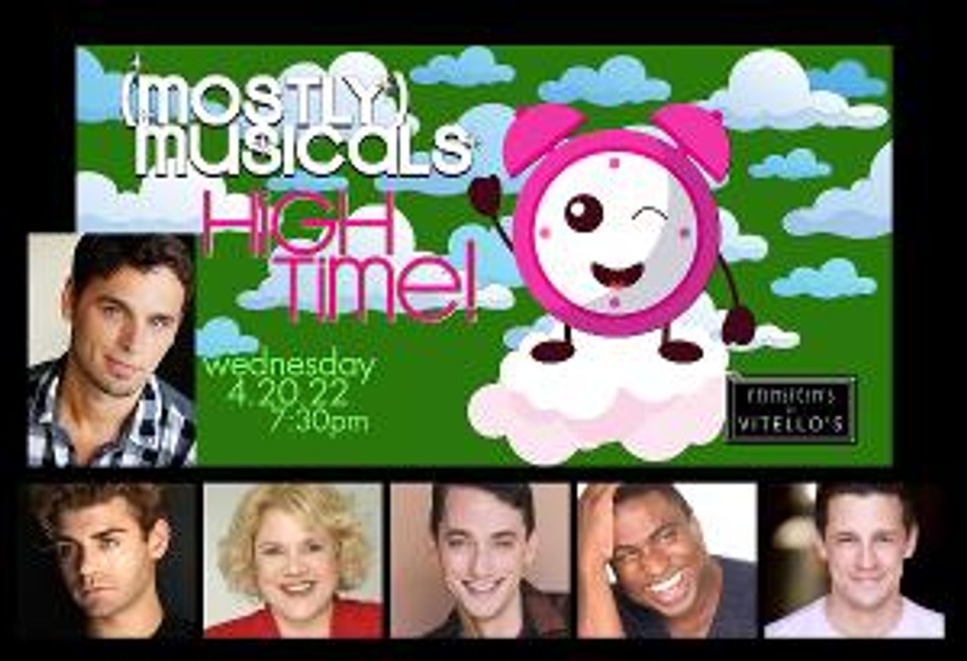 Gregory Nabours, Garrett Clayton, and Michael Thomas Grant Will Lead (mostly)musicals' HIGH TIME at Feinstein's at Vitello's  Image