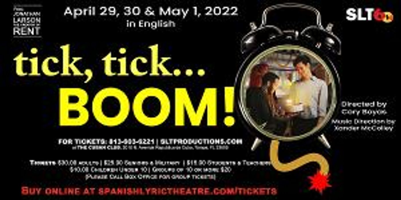 SLT Productions to Present TICK, TICK… BOOM!  Image