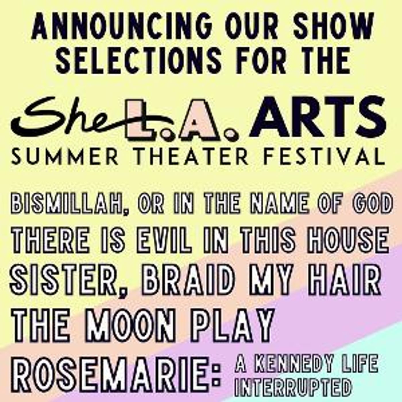 SheNYC Arts Sets 2023 SheLA Summer Theater Festival Lineup Of 5 New Plays By Women, Trans, & Non-Binary Writers  Image