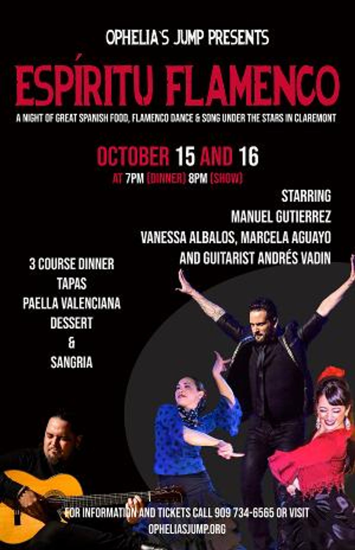 Ophelia's Jump Presents ESPIRITU FLAMENCO This October  Image