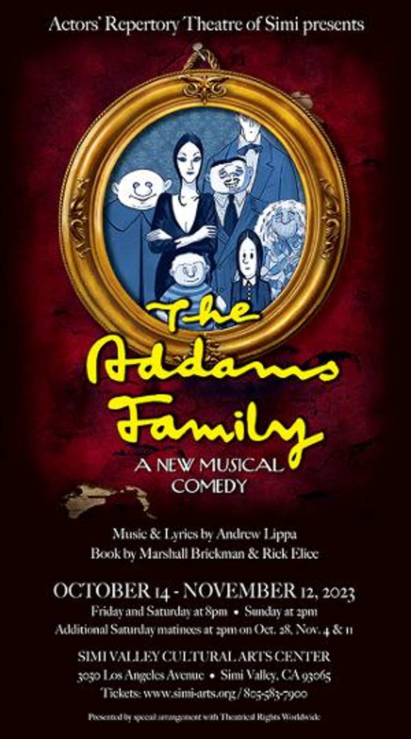 Actors' Repertory Theatre Of Simi Presents THE ADDAMS FAMILY November 12  Image