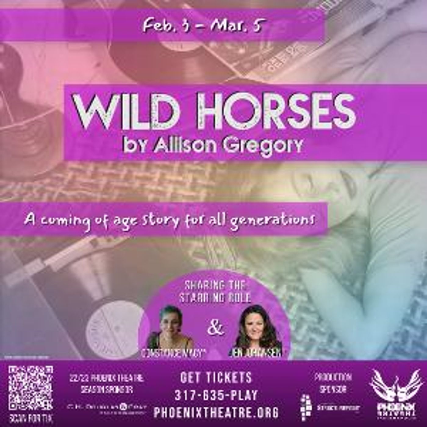 Constance Macy and Jen Johansen Star in WILD HORSES at the Phoenix Theatre Cultural Centre  Image