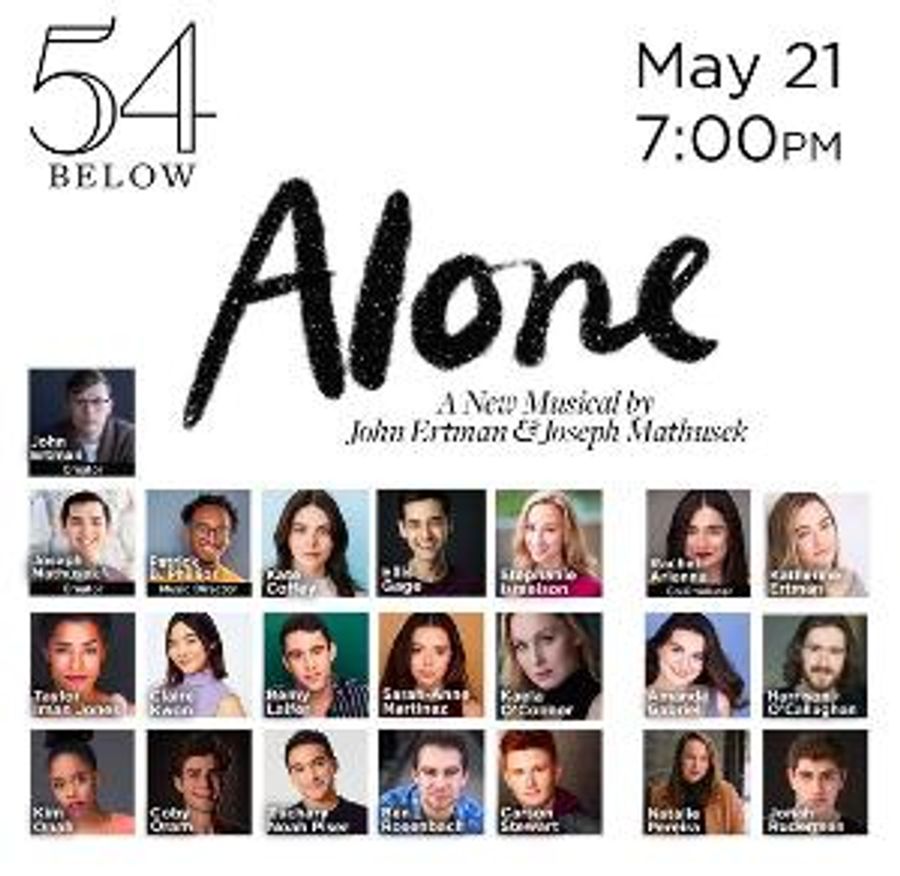 Full Cast Announced For ALONE- A NEW MUSICAL At 54 Below Image