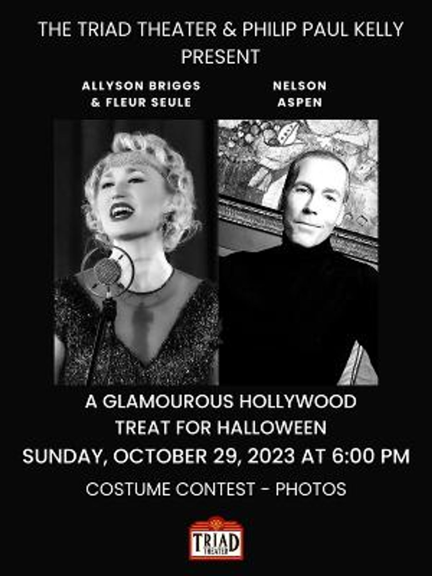 Allyson Briggs Brings Her Haunting Hollywood Glamour Repertoire To The Triad Theater This Halloween  Image