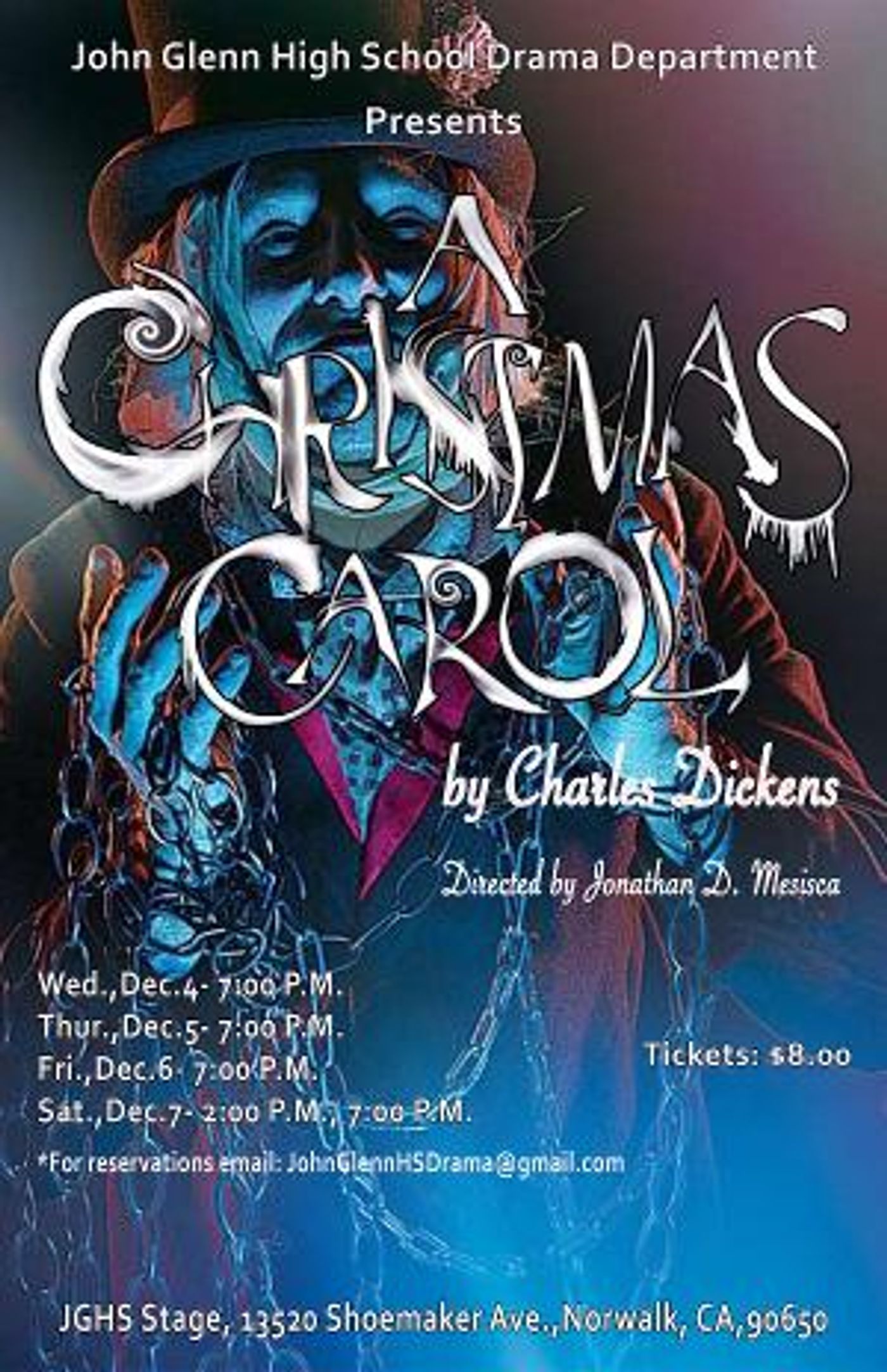 A CHRISTMAS CAROL Will Come to John Glenn High School  Image