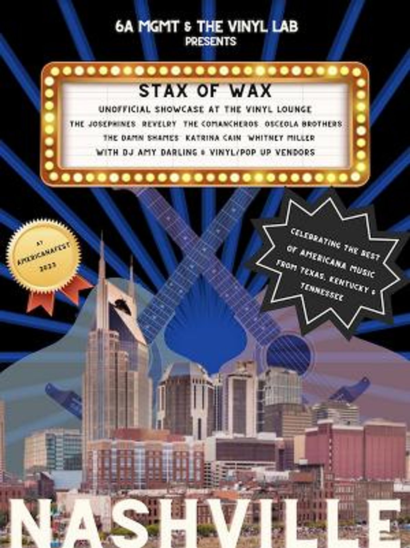 6AM MGMT to Present Stax of Wax at AMERICANAFEST  Image