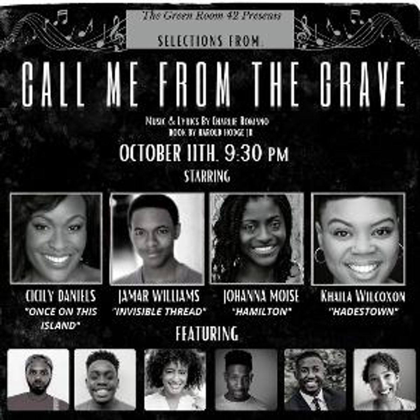 Selections From CALL ME FROM THE GRAVE Will Debut at Green Room 42  Image