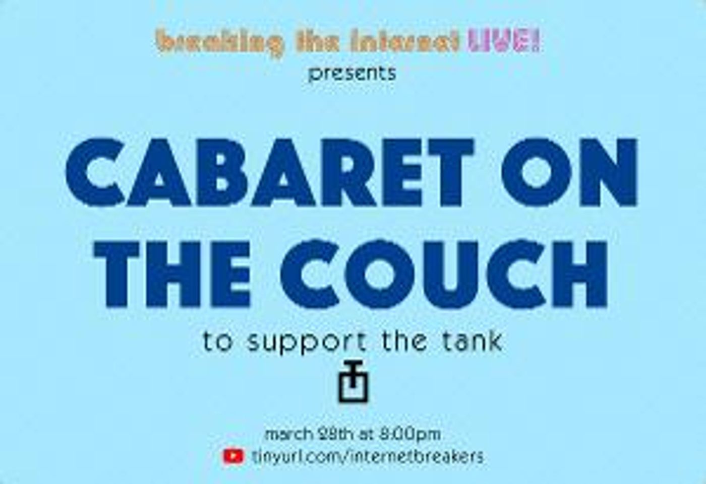 CABARET ON THE COUCH To Raise Money For The Tank NYC  Image