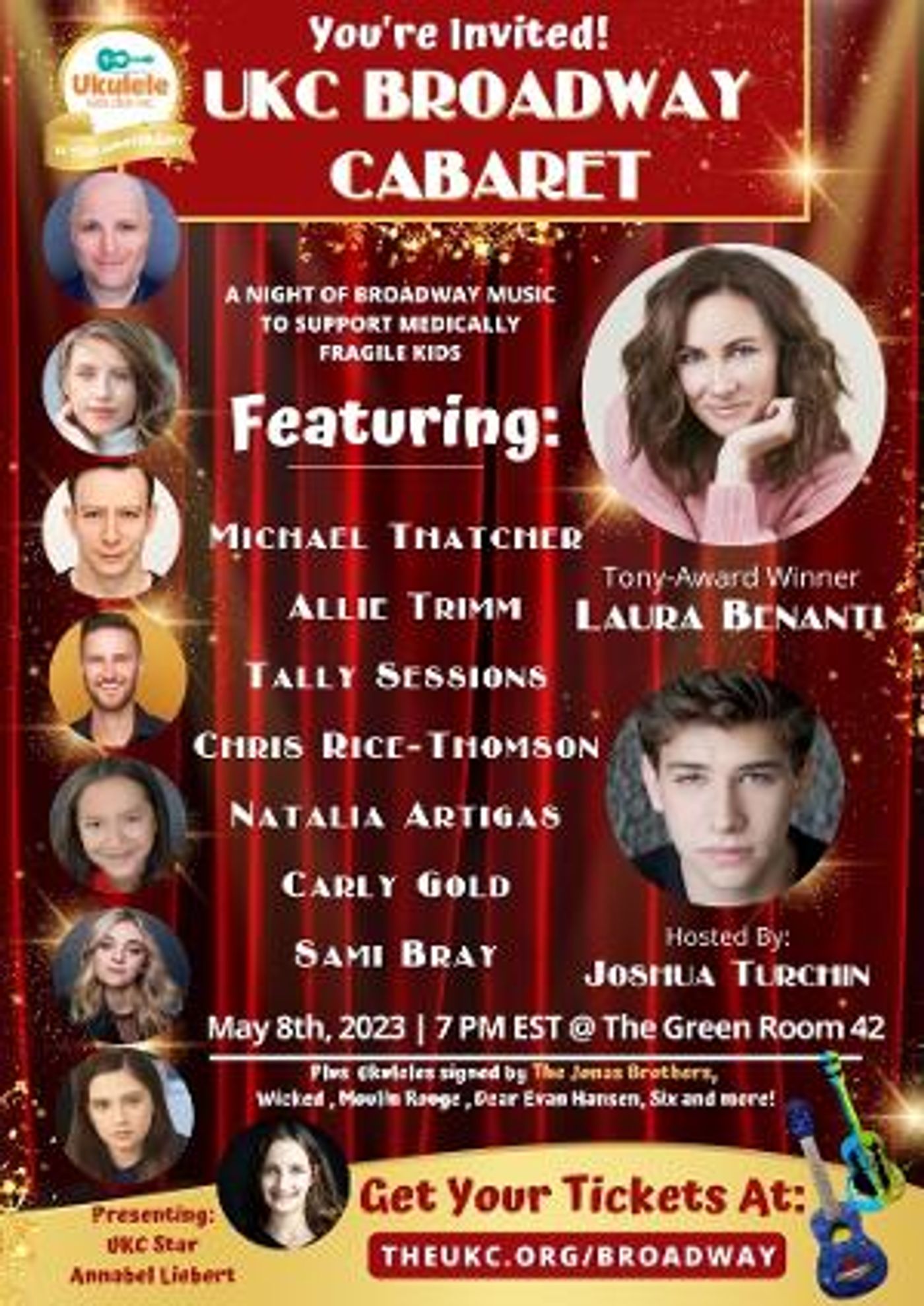 Ukulele Kids Club Celebrates 10th Anniversary With UKC Broadway Cabaret Fundraiser  Image