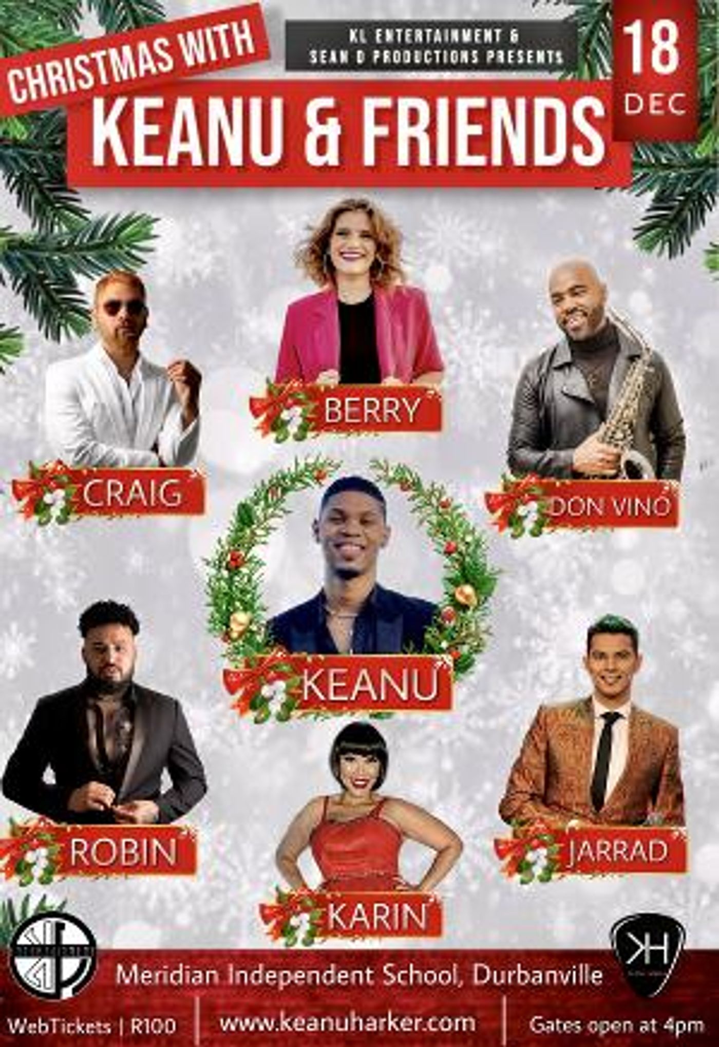 Cape Town Singer and Songwriter, Keanu Harker, Invites You To Spend Christmas With Him and His Friends  Image