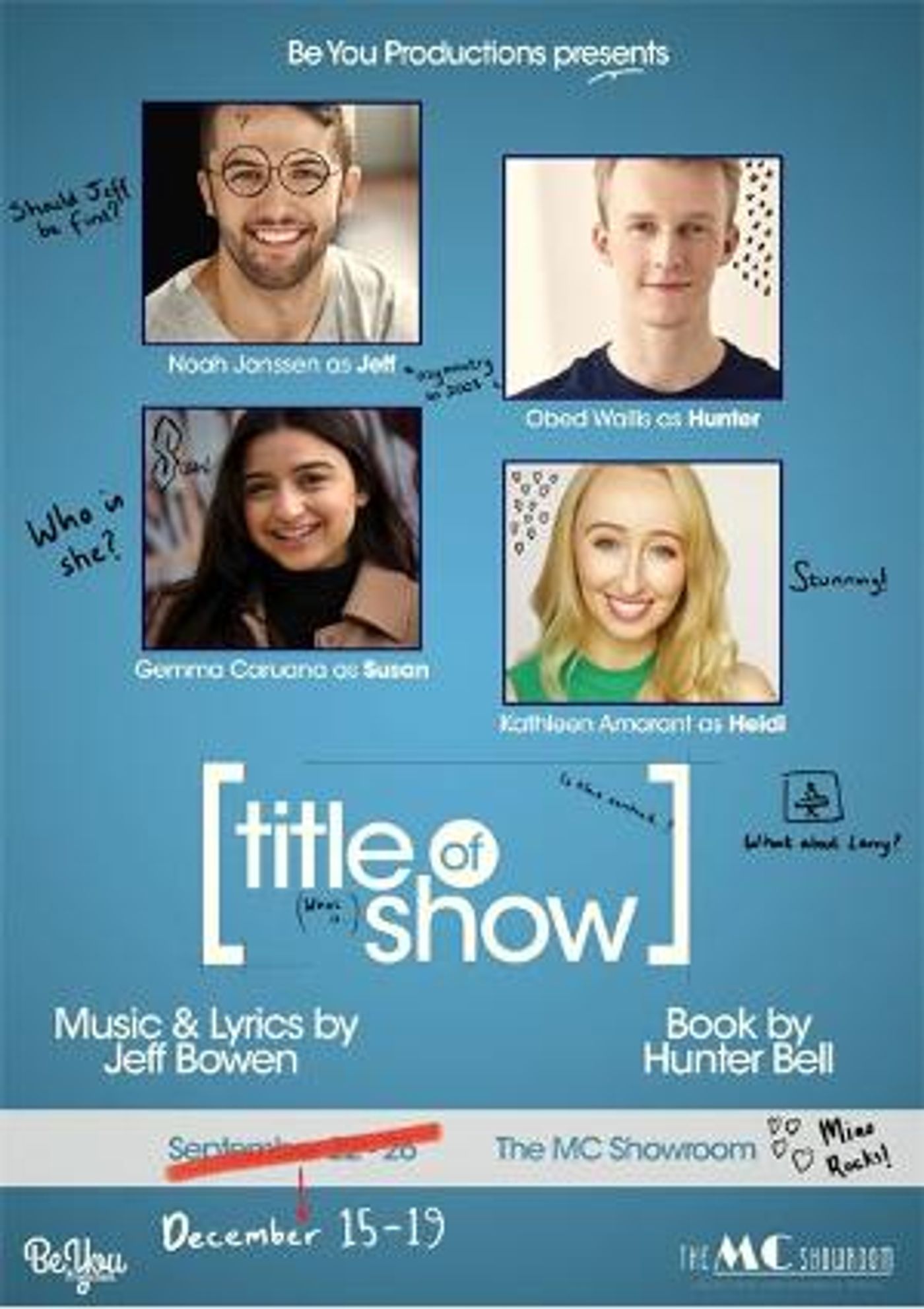 Be You Productions to Present [title of show]  Image