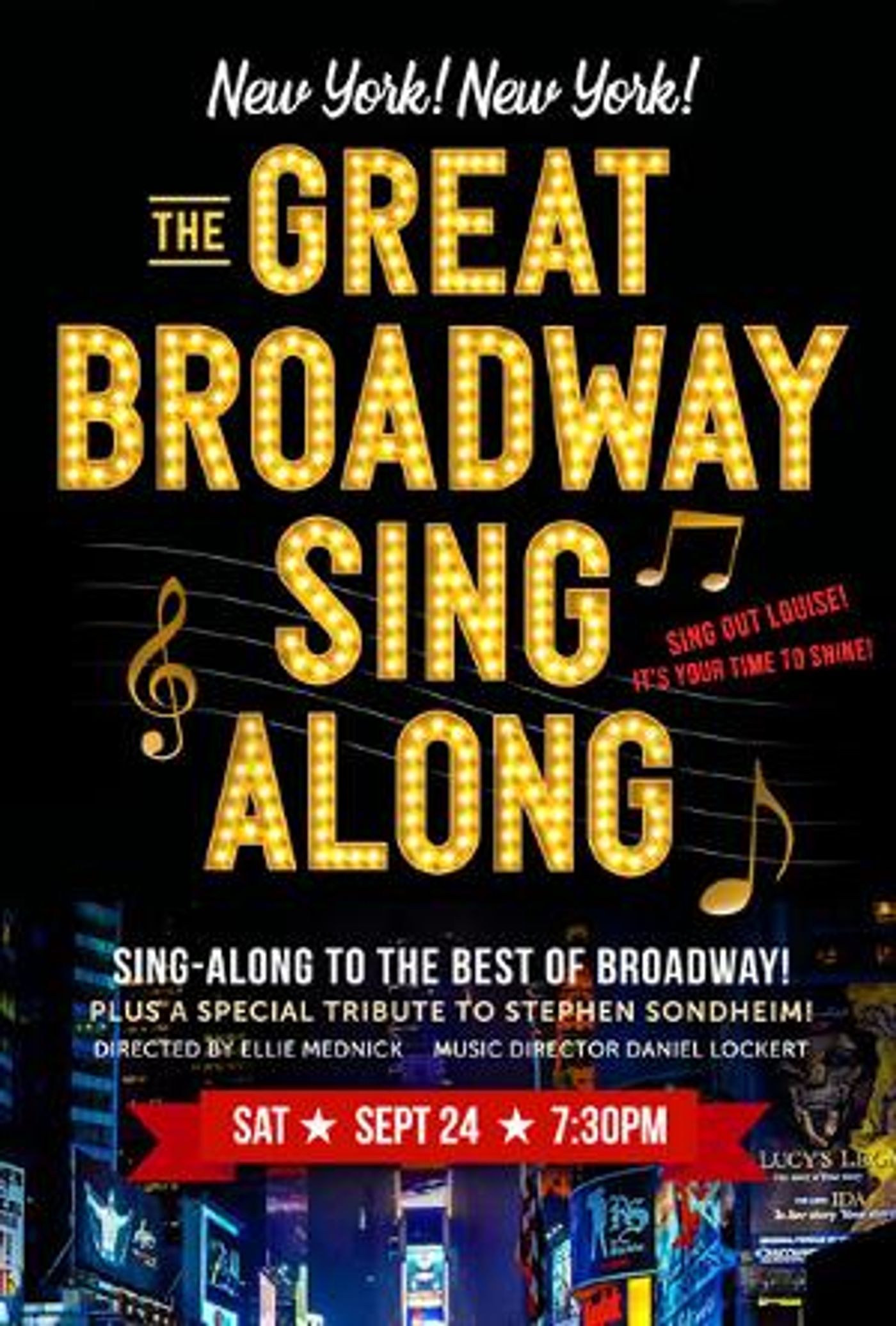 The Lark Theater to Present GREAT BROADWAY SING-ALONG in September  Image
