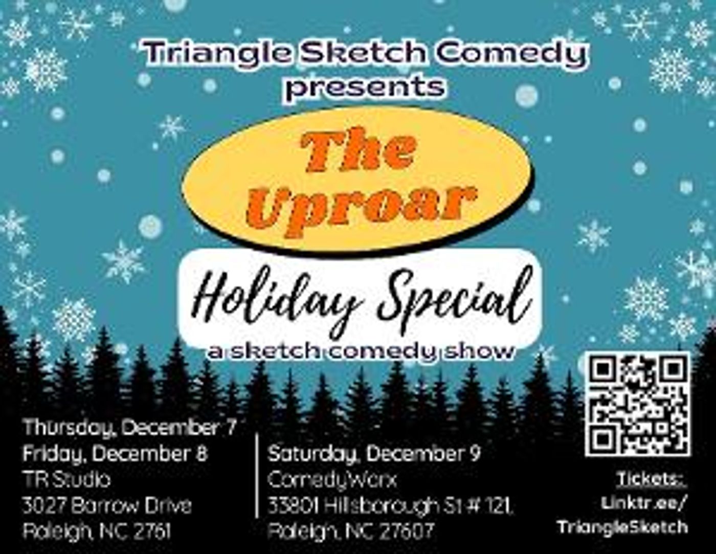 Triangle Sketch Comedy Group Performs THE UPROAR - Holiday Special  Image