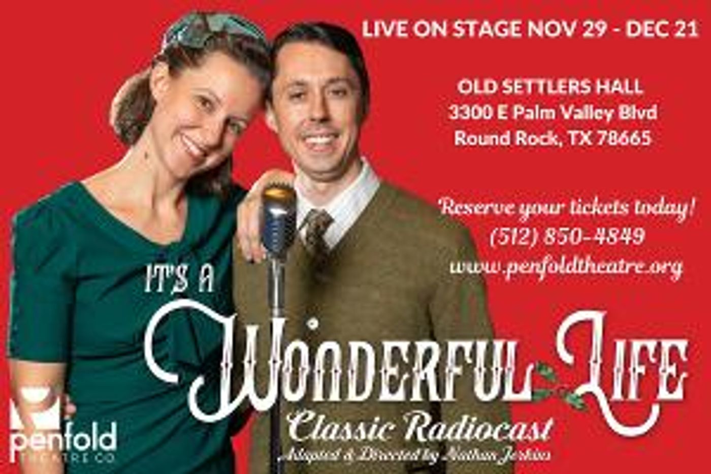 IT'S A WONDERFUL LIFE CLASSIC RADIOCAST Returns to Round Rock Stage  Image
