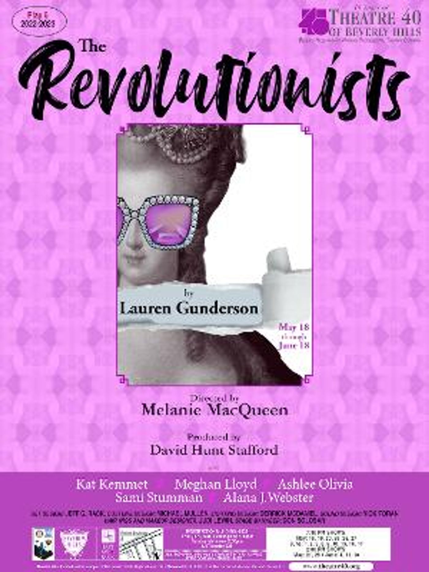 THE REVOLUTIONISTS Opens May 18 At Theatre Forty  Image