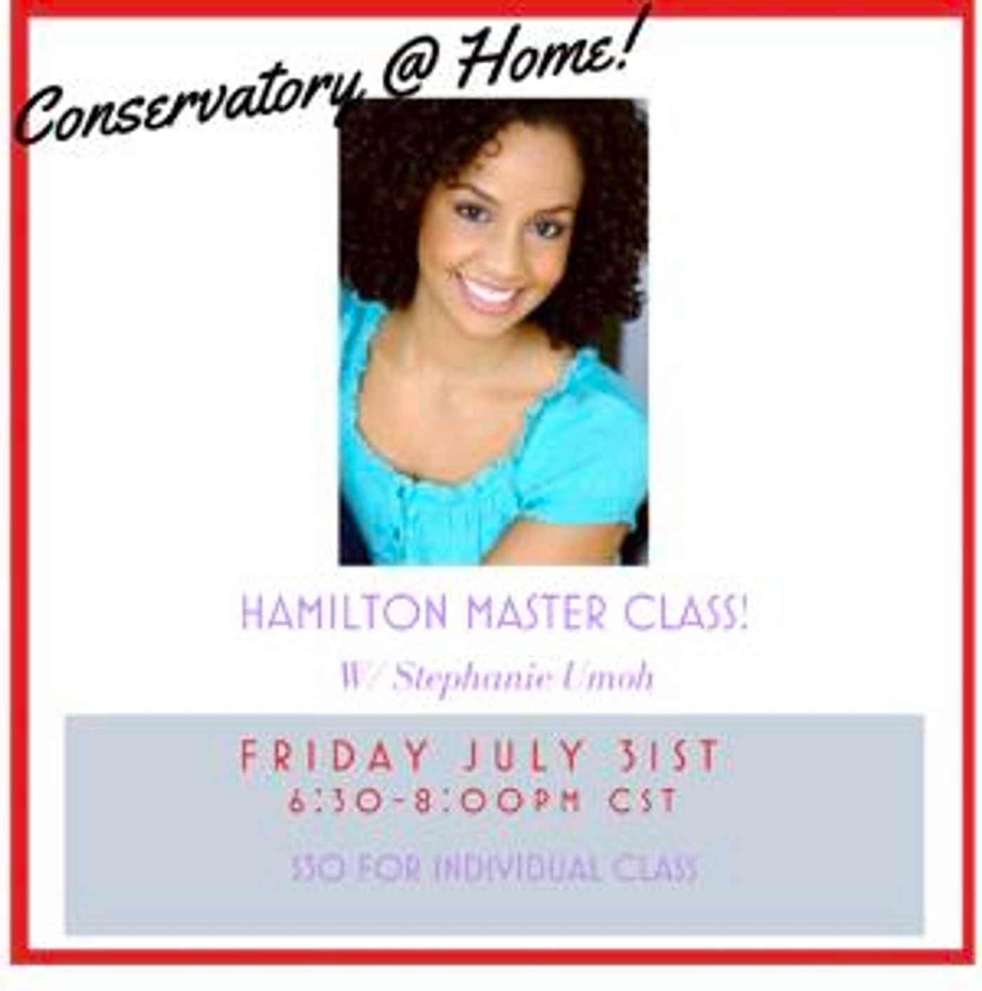 Stephanie Umoh Kicks Off The Adderley Conservatory's Fall Season  Image