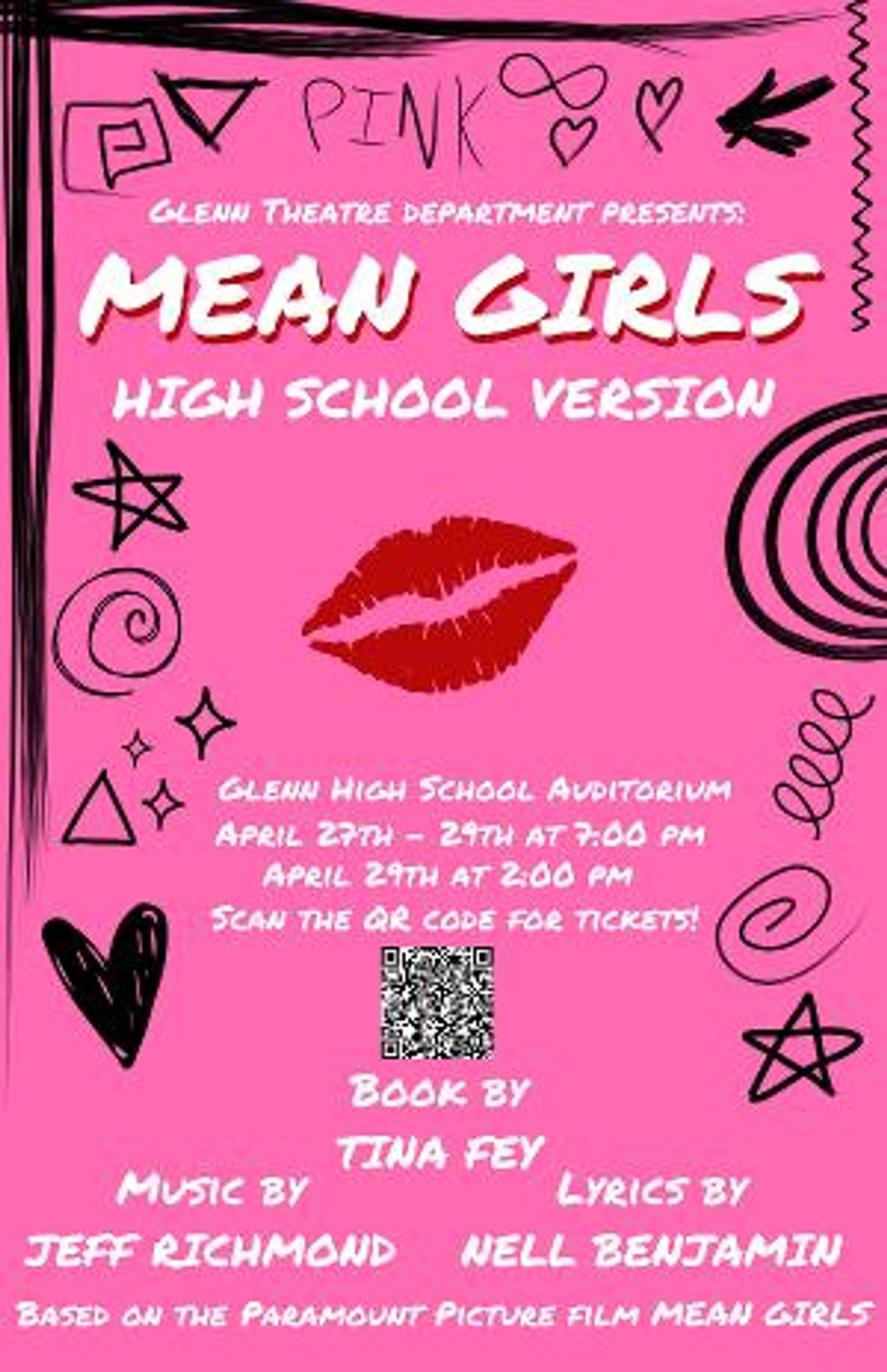 Glenn High School Theatre Presents MEAN GIRLS High School Version  Image