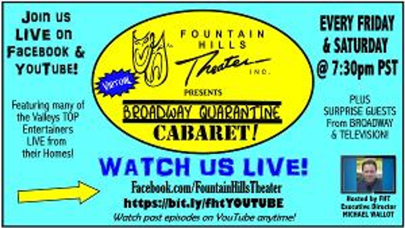 Fountain Hills Theater Hosts a Broadway Quarantine Cabaret  Image