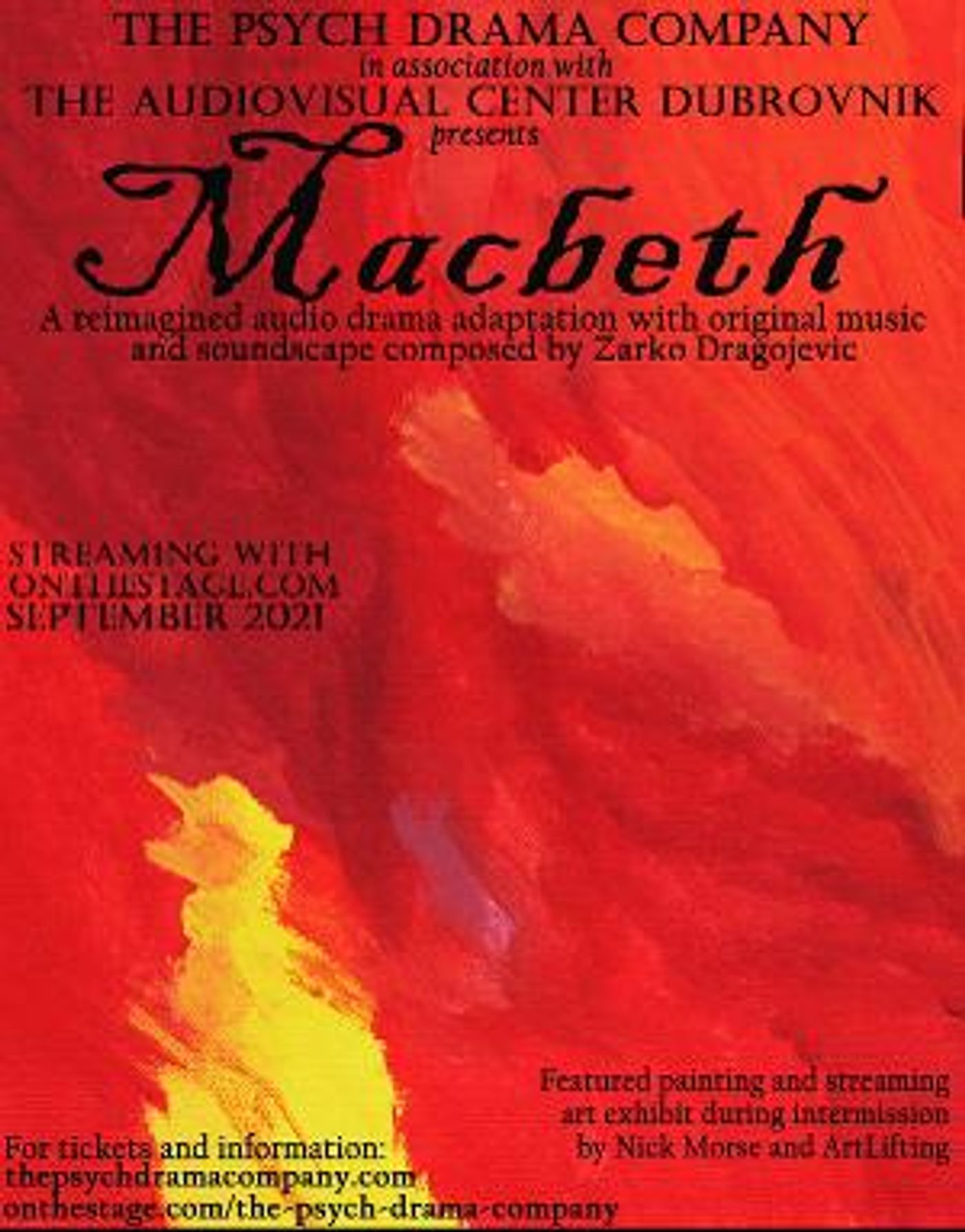 Psych Drama Company to Presents MACBETH and CAT ON A HOT TIN ROOF Audio Play  Image