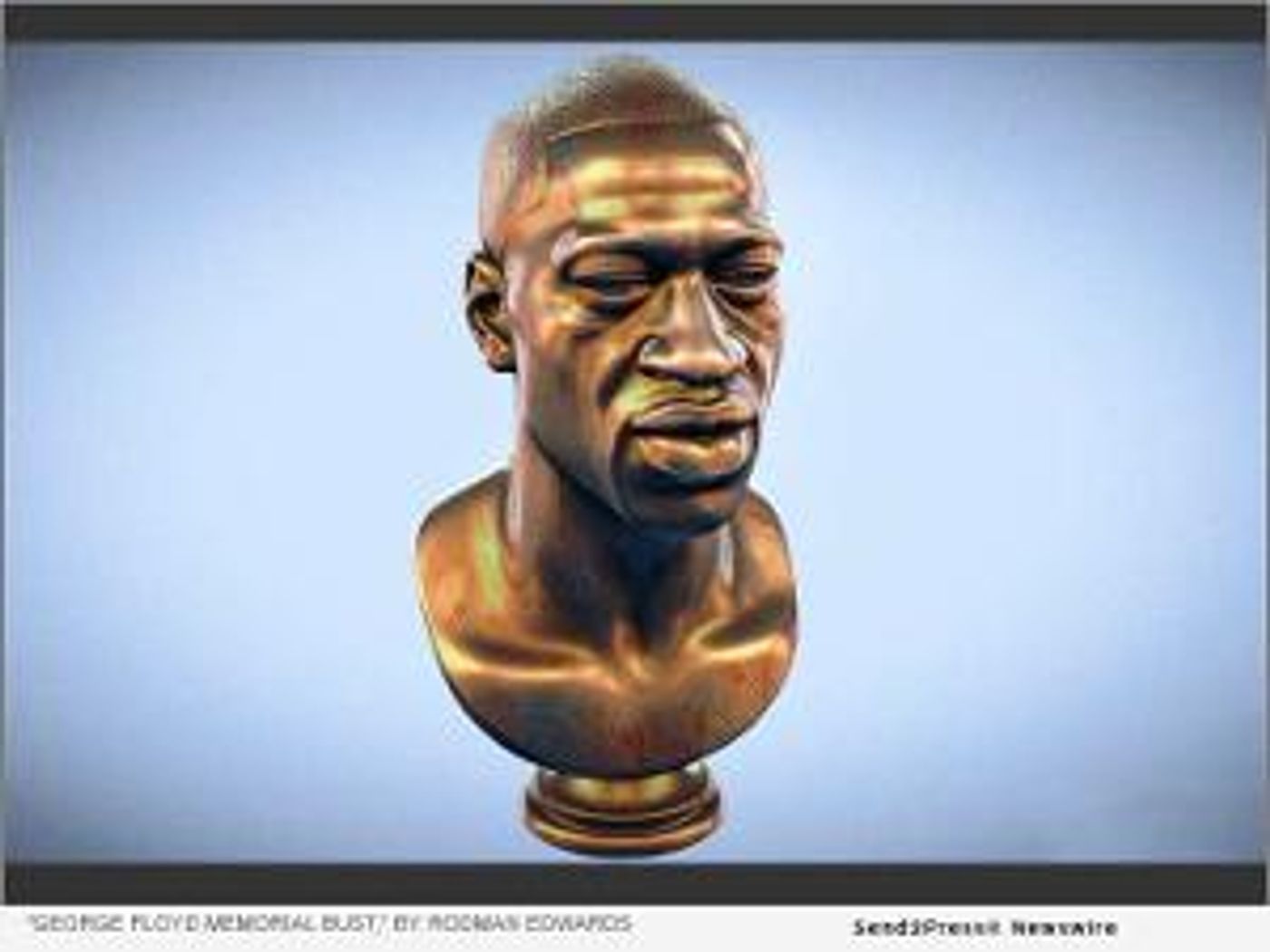 George Floyd Memorial Bust Released For 3D Printing By Sculptors Daniel And Rodman Edwards  Image