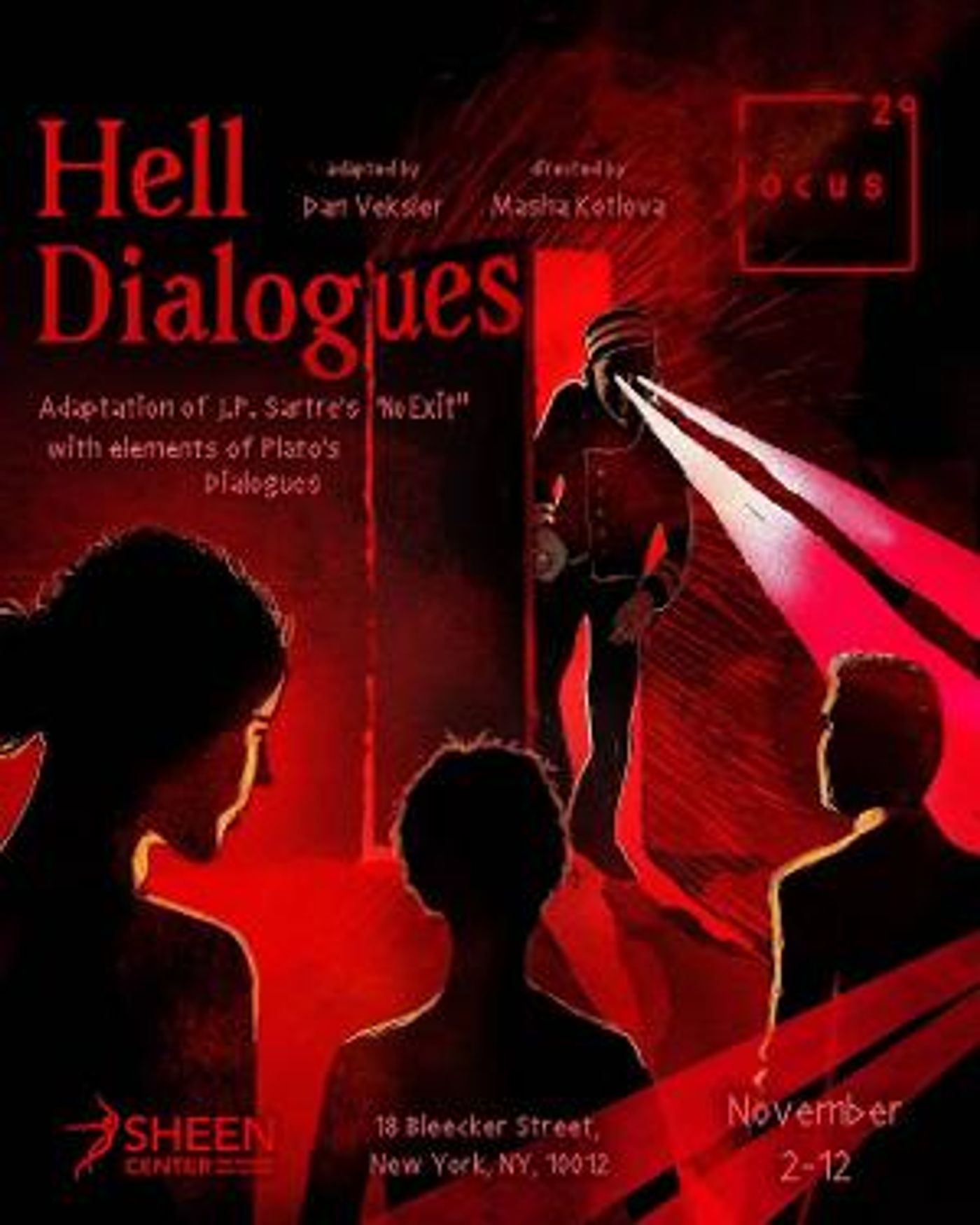 Locus29 To Present World Premiere Of HELL DIALOGUES At The Sheen Center  Image