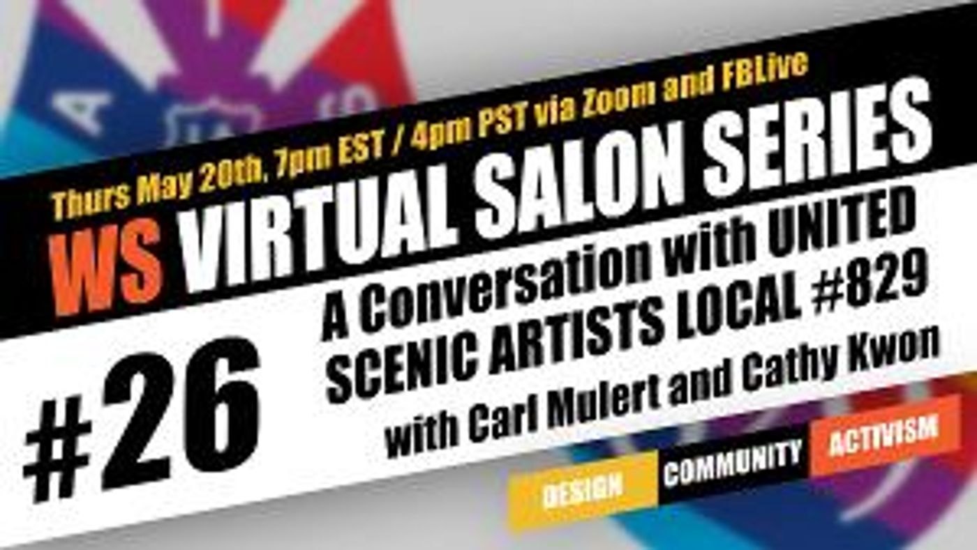 Wingspace Theatrical Design Presents Free Virtual Salon With  United Scenic Artists Local #829  Image