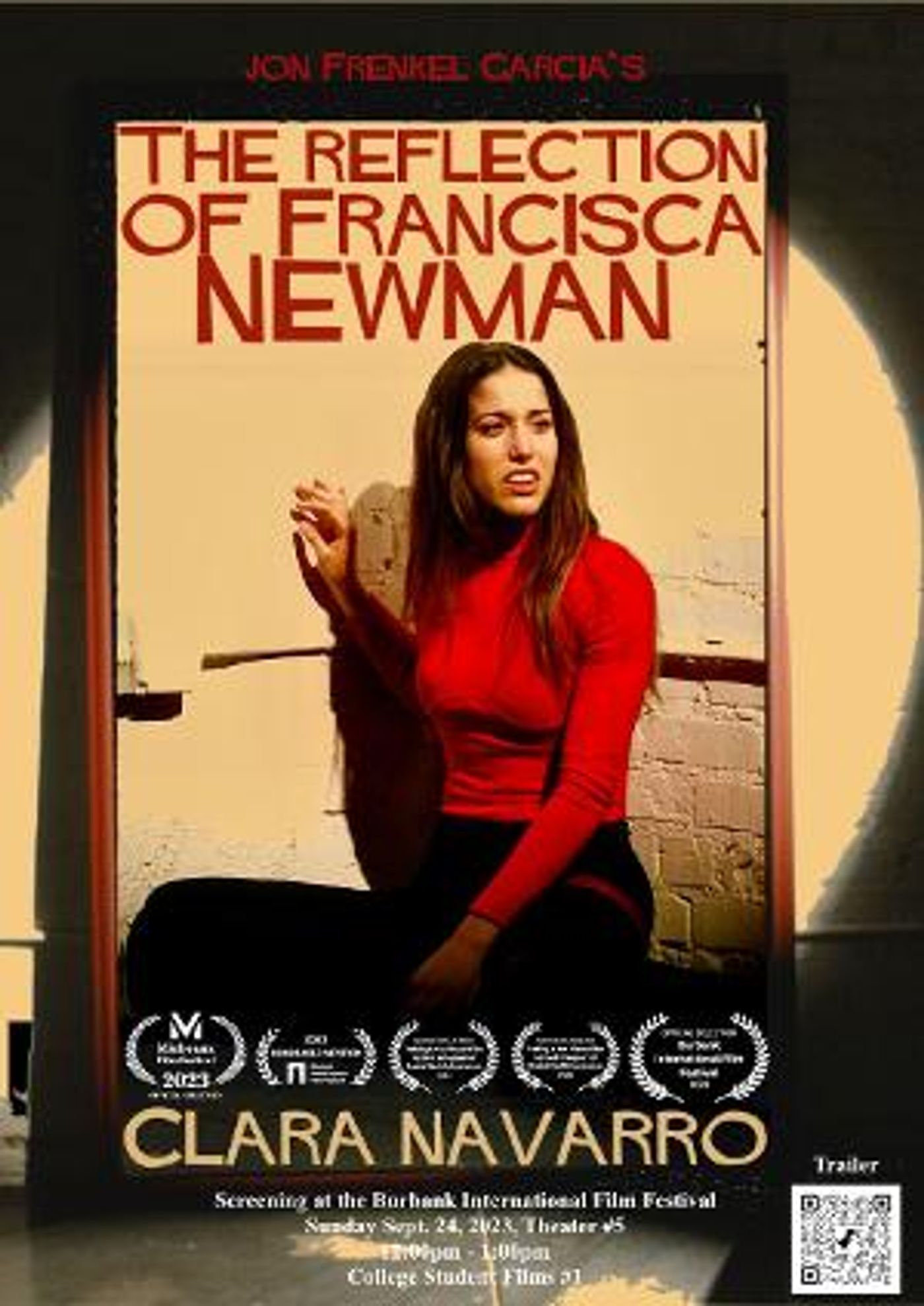 Jon Frenkel Garcia's Short Film THE REFECTION OF FRANCISCA NEWMAN to Screen at The Silicon Beach Film Festival  Image