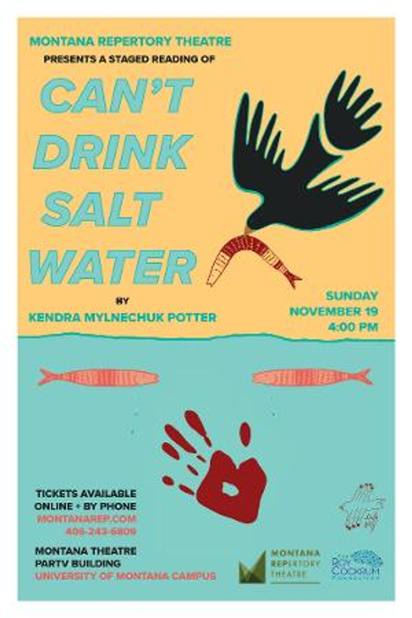 Montana Repertory Theater to Host Staged Reading of  CAN'T DRINK SALT WATER in Missoula  Image