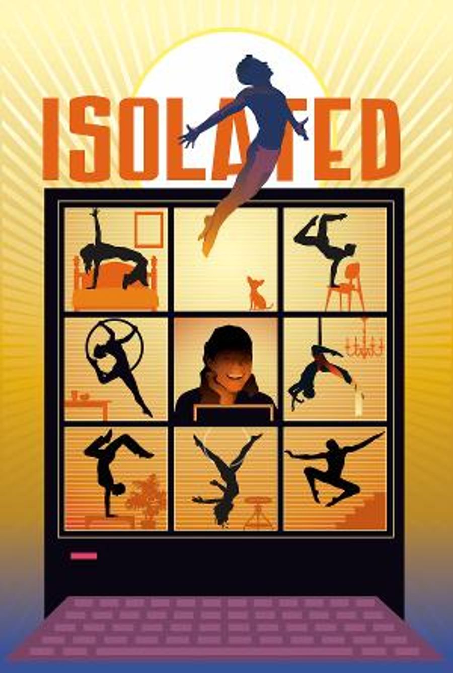 The Actors Gymnasium Presents ISOLATED: An Original, Online Circus Theatre Production  Image