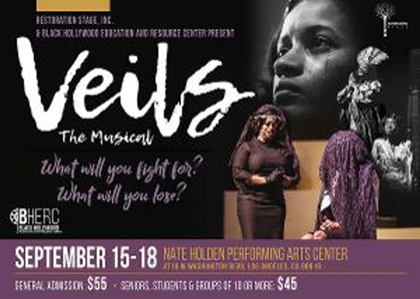 VEILS THE MUSICAL is Coming to the Nate Holden Performing Art Center This Month  Image