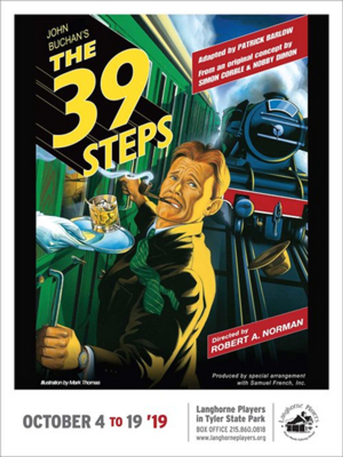 Langhorne Players Wrap 72nd Season With The Classic THE 39 STEPS  Image