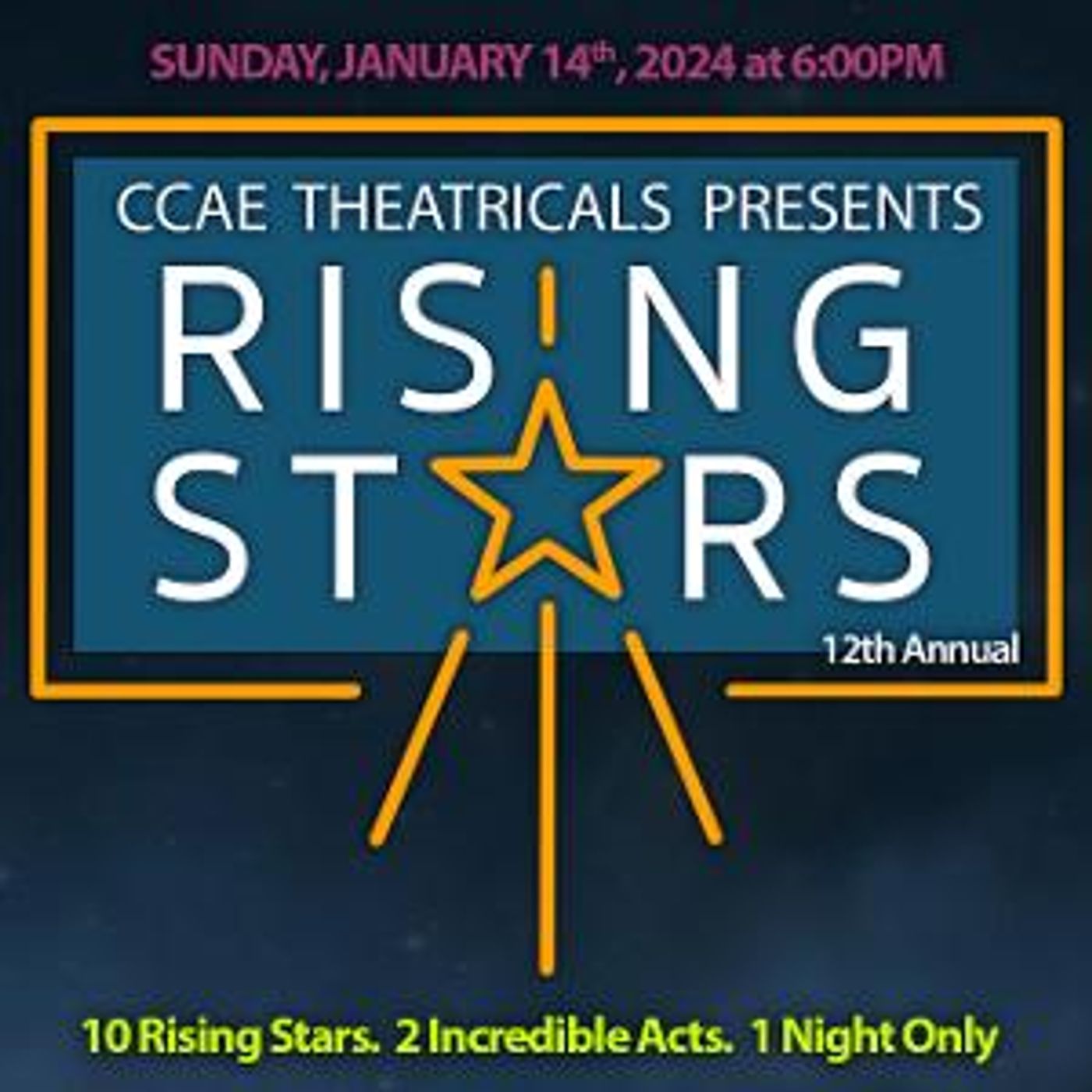 CCAE Theatricals Announces 2024 Rising Stars For 12th Annual Showcase  Image