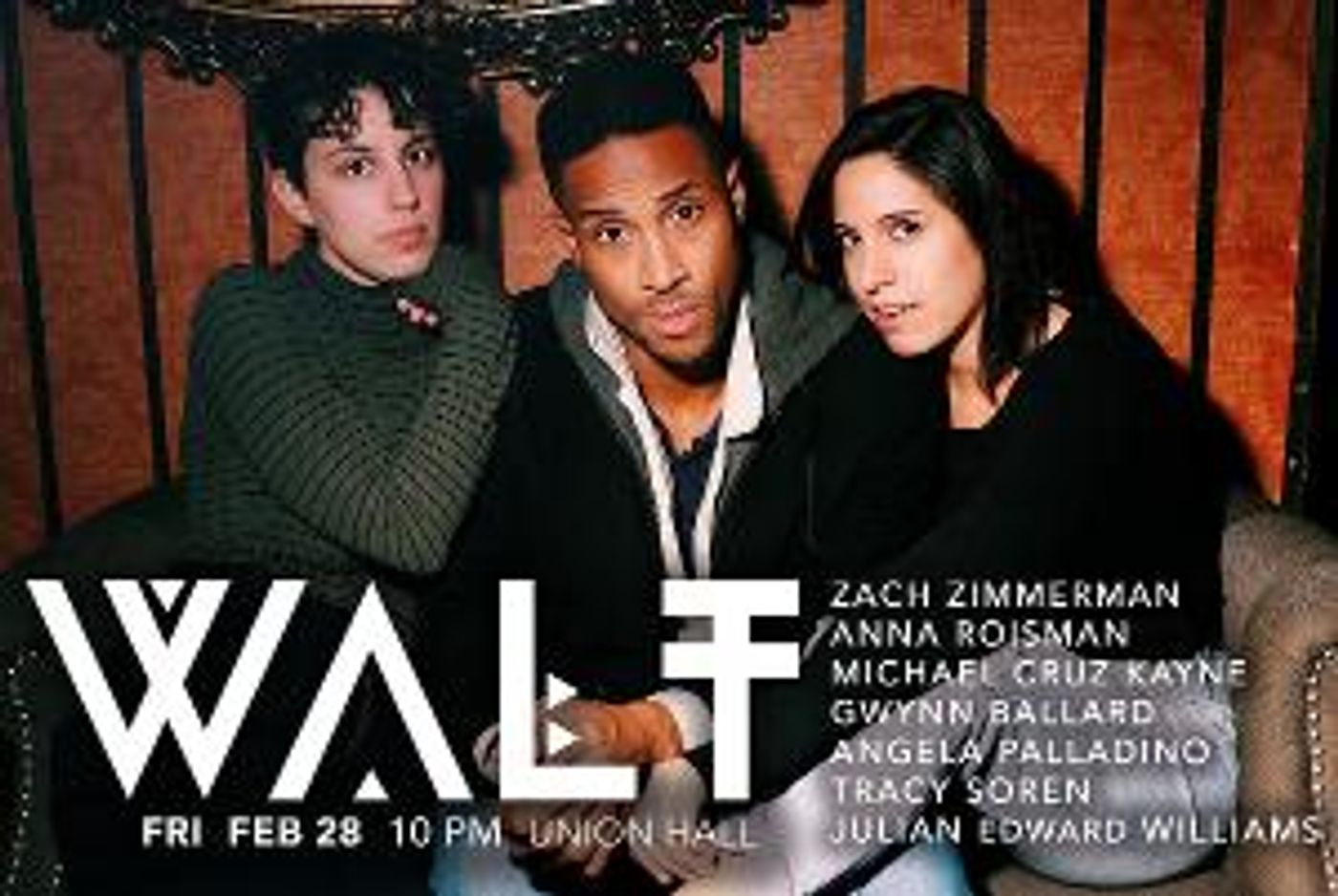WALT, a Comedy Show, is Coming to Union Hall  Image