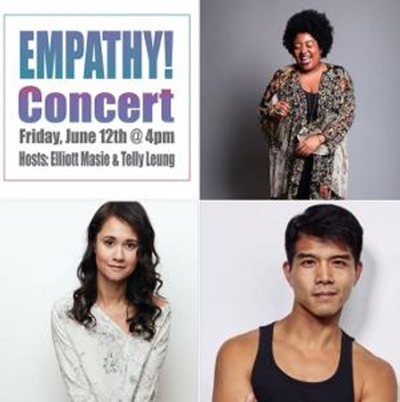 Ali Ewoldt, Celisse Henderson & Telly Leung Join EMPATHY CONCERT Tomorrow  Image