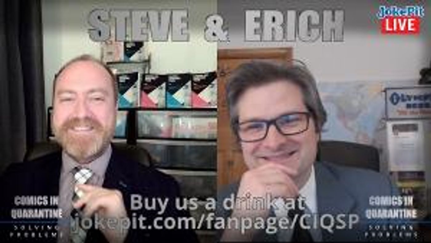 Steve N Allen And Erich McElroy Are 'Comics Solving Problems' At The Online Free Fringe Fest  Image
