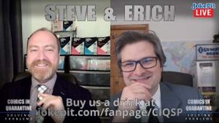 Steve N Allen And Erich McElroy Are 'Comics Solving Problems' At The Online Free Fringe Fest  Image